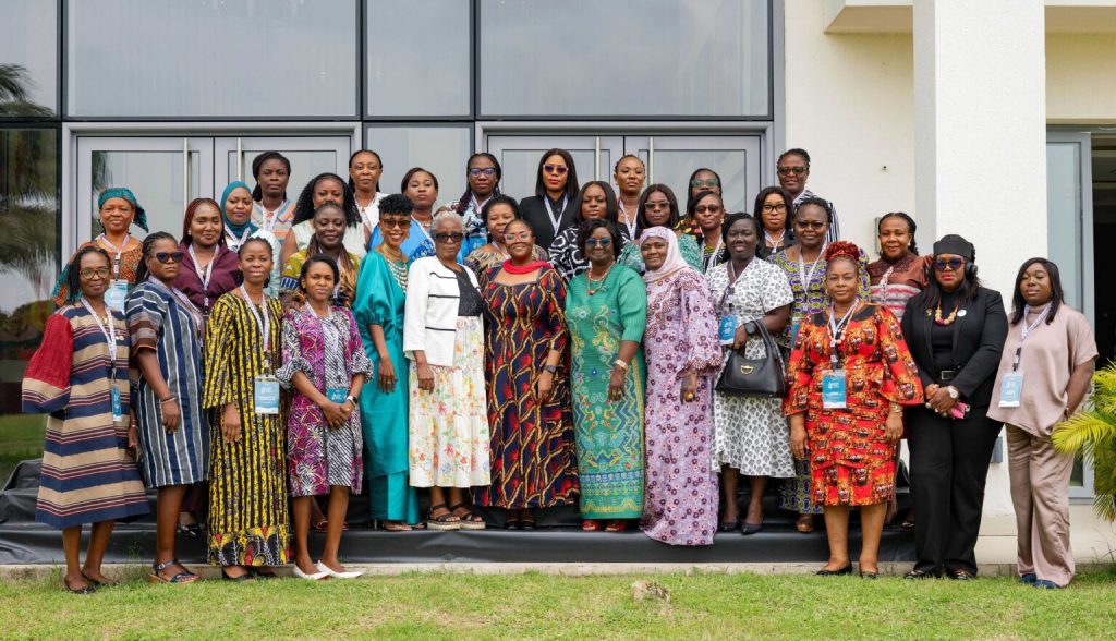 Group photograph of women leaders participating in the 2026 West Africa Midwifery Leadership Journey in Lagos.
