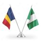 Nigeria and Chad flags displayed side by side, symbolising diplomatic relations and cooperation between the two countries.